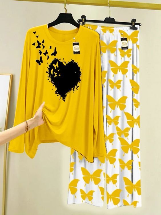 New article yellow women nightwear