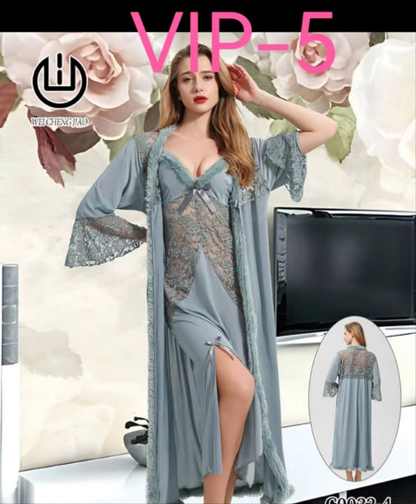 Sleepwear Home Cloting V-Neck Casual Nightwear